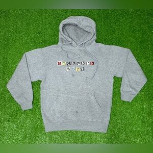 Backpackboyz Logo Hoodie Gray Size Small Streetwear Pullover